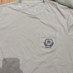 Travis Mathew Light Gray Short Sleeve Tee